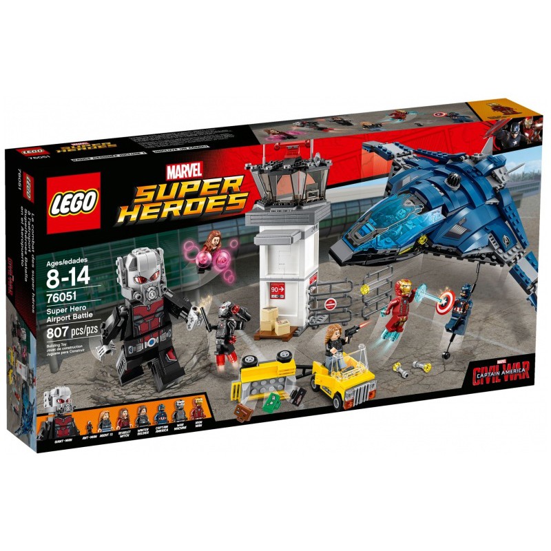 LEGO  76051 超級英雄 機場大戰(無盒)
