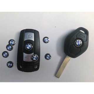 (B&M精品）BMW 原廠 鑰匙廠徽、方向盤標 鋁片貼片LOGO KEY E87 E90 E91 F30 F20 F10