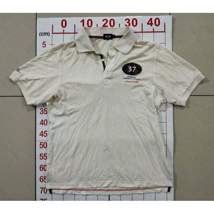 【二手衣櫃】男裝 Coolmax 白色短袖POLO衫 有污 輕量透氣短袖POLO衫 運動休閒衫 排汗衣 1080125