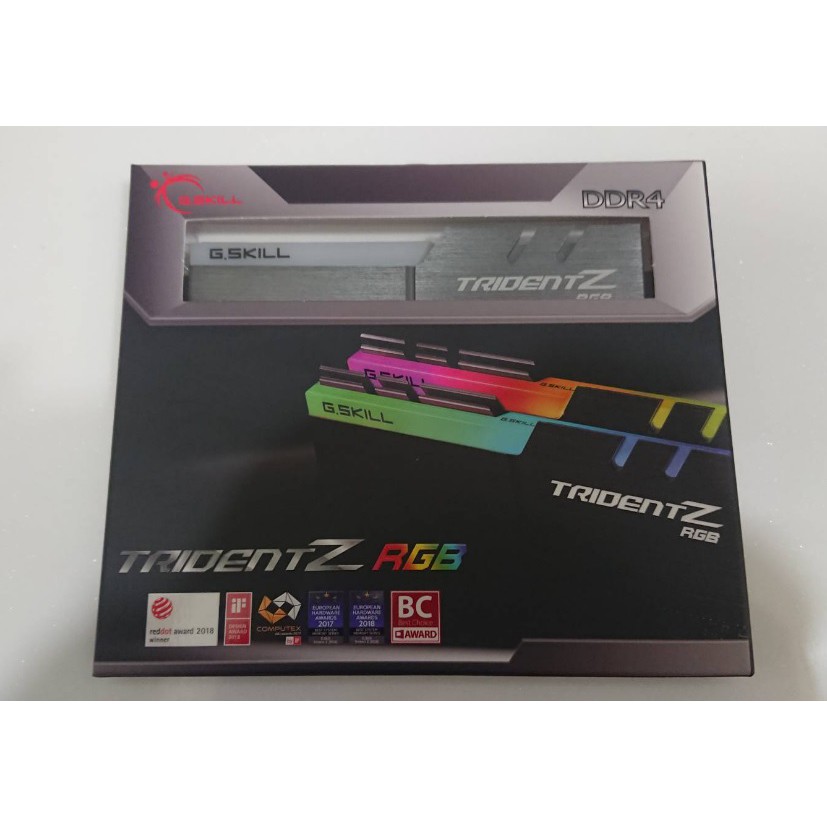 全新品 芝奇G.SKILL 幻光戟RGB DDR4-3000 16G (8GX2) 超頻記憶體