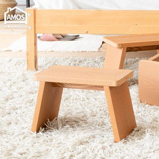 Amos 亞摩斯 大和日式防潮梯形塑木浴椅 小板凳 椅凳 沐浴椅 YBN012