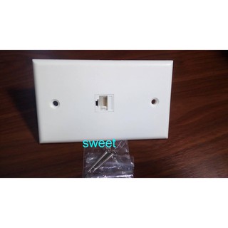 現貨 整組 CAT.5E CAT.6E 網路插座(8P8C)+專用面板 新款 免工具安裝 電腦 資訊插座 壁插 RJ45