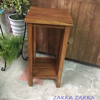 [HOME] 花架 雙層花架 柚木花架 花盆架 電話架 花臺架 邊幾 展示架 印尼柚木 玄關財位風水聚寶盆邊桌