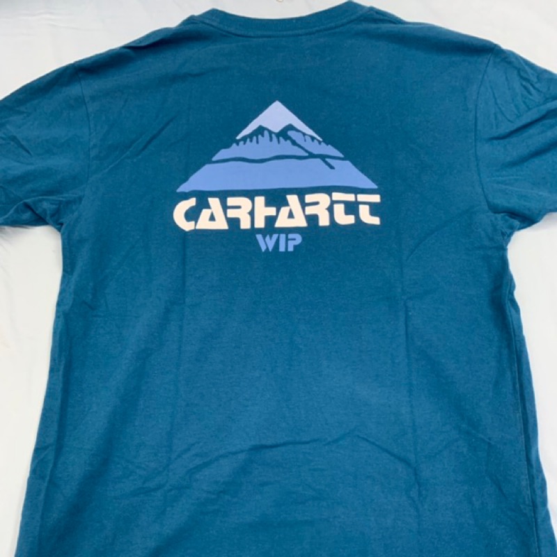 二手-Carhartt Mountain短T湖水藍Xs