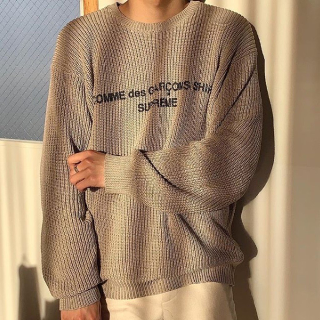 supreme comme des garcons shirt sweater