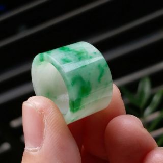 嗨，寶貝銀飾珠寶* 緬甸玉A貨 翡翠飾品☆保證A貨 陽綠 嬌青翡翠戒指☆玉石 翡翠