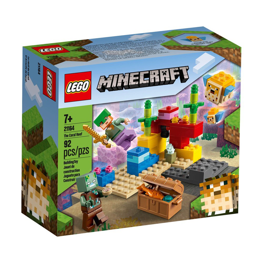 現貨LEGO 21164 創世紀麥塊Minecraft™ 系列珊瑚礁全新未拆正版公司貨 