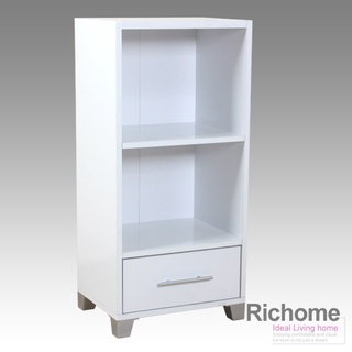 RICHOME 福利品 DR-158 LINCON簡約多功能櫃 (白) 書架 收納架 層架 置物架 置物櫃 展示