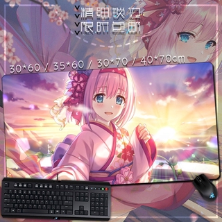 公主連結re Dive 草野優衣動漫遊戲周邊超大鼠標墊鍵盤墊桌墊 蝦皮購物