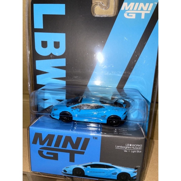 MINI GT 189 LAMBORGHINI Huracan LB WORKS 吊卡