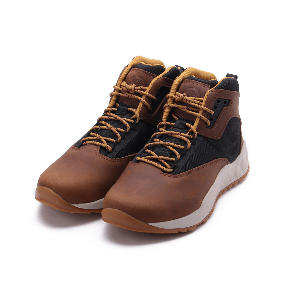 TIMBERLAND GREENSTRIDE 全粒面革中筒靴 咖黑 A2DT9 男鞋