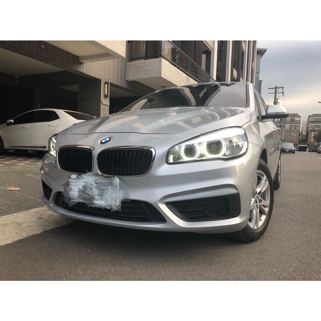 臉書:硬硬的車庫😎寶馬 BMW 218i 1.5 銀 14年 中古車 二手車 桃園 汽車 車用 強力過件