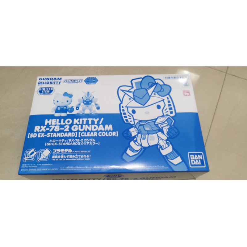 [展場限定］Hello Kitty RX-78-2 鋼彈（透明版）