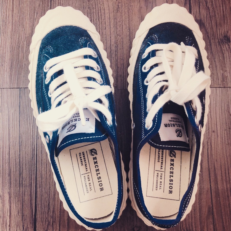 Excelsior 韓國藍色餅乾鞋 二手（九成新）