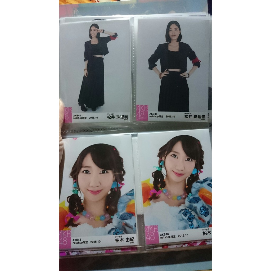 前ske48 松井玲奈akb48 松井珠理奈柏木由紀shop生寫真 蝦皮購物