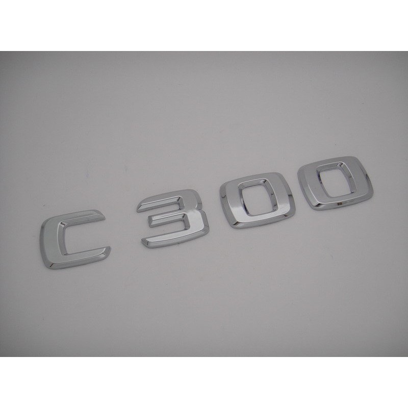《※金螃蟹※》新款 高度25mm Benz 賓士 奔馳 C Class W204 C300 C 300 後車箱子 字體 字標