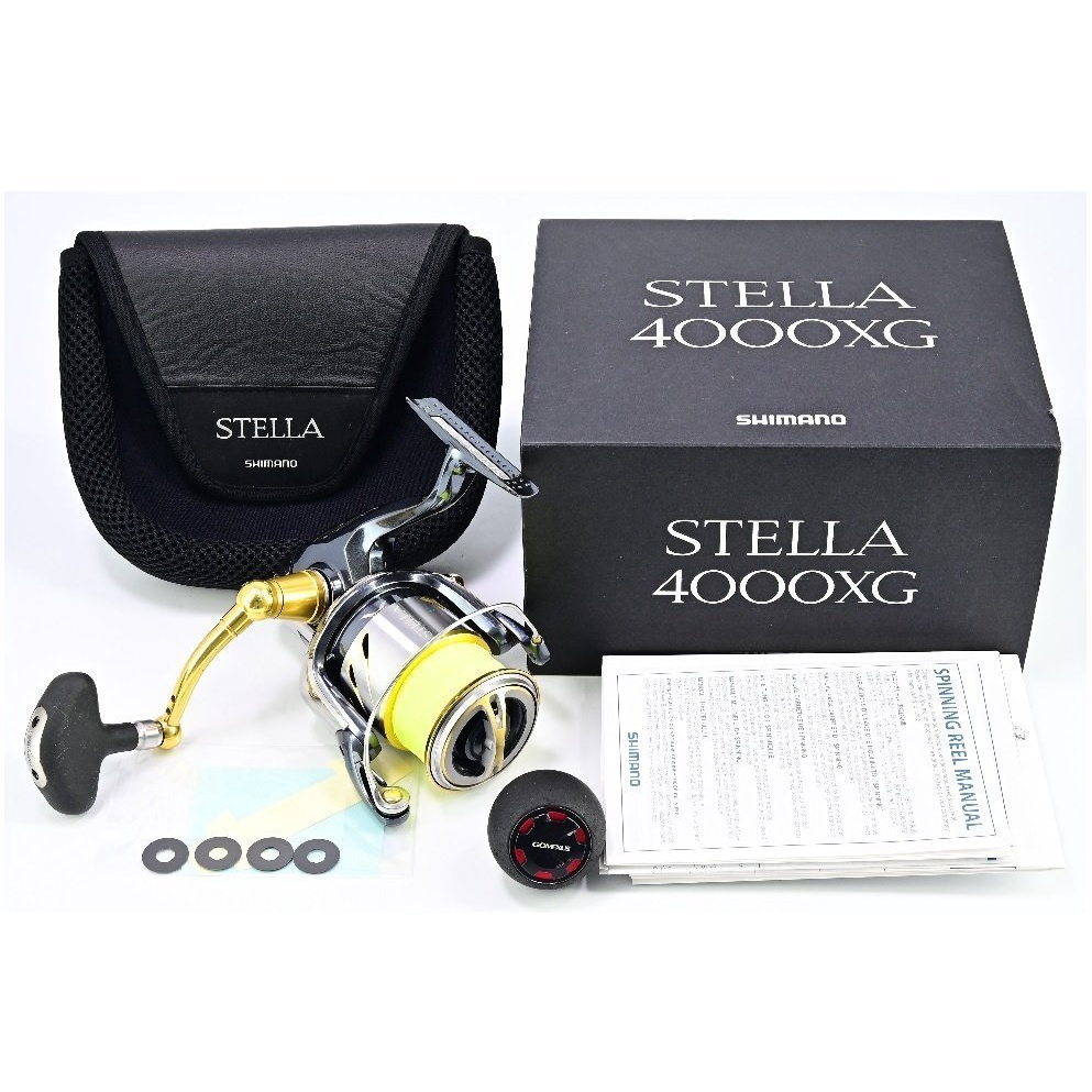 Shimano14 Stella 4000XG 盒子配件都在.美品如圖