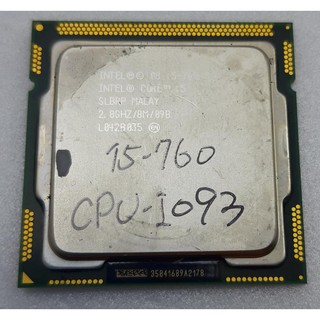 【冠丞3C】INTEL i5-760 1156腳位 CPU 處理器 CPU-I093