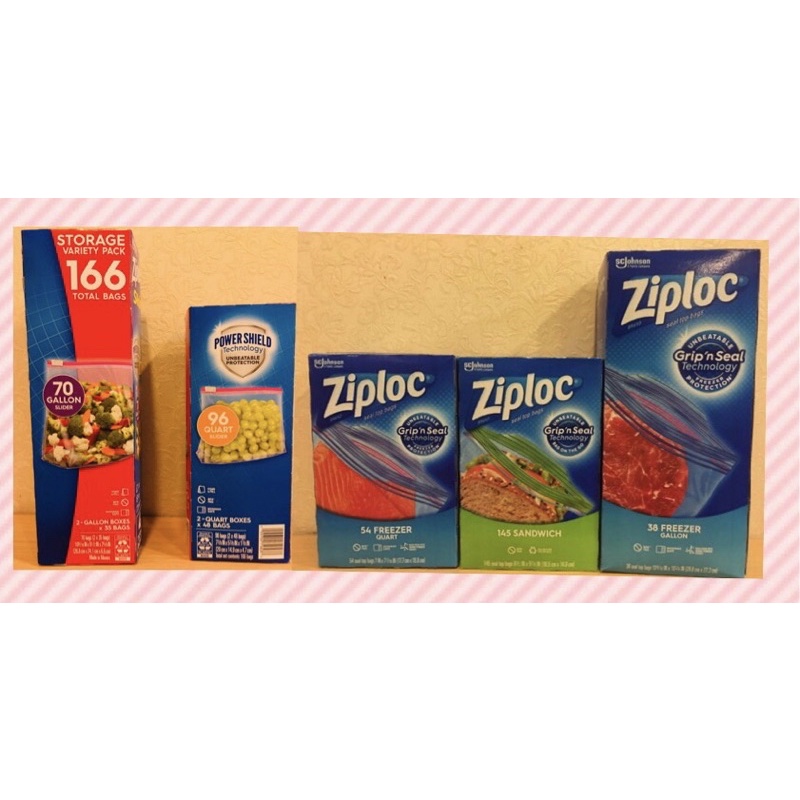 Ziploc 密保諾 拉鏈式保鮮夾鏈袋/雙層夾鏈冷凍保鮮袋/可封式三明治保鮮袋