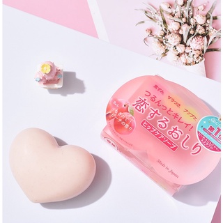 日本Pelican 沛麗康 蜜桃美臀皂 80g 桃子去角質 美臀皂 贈肥皂架或起泡網【小精靈的日本雜貨店】