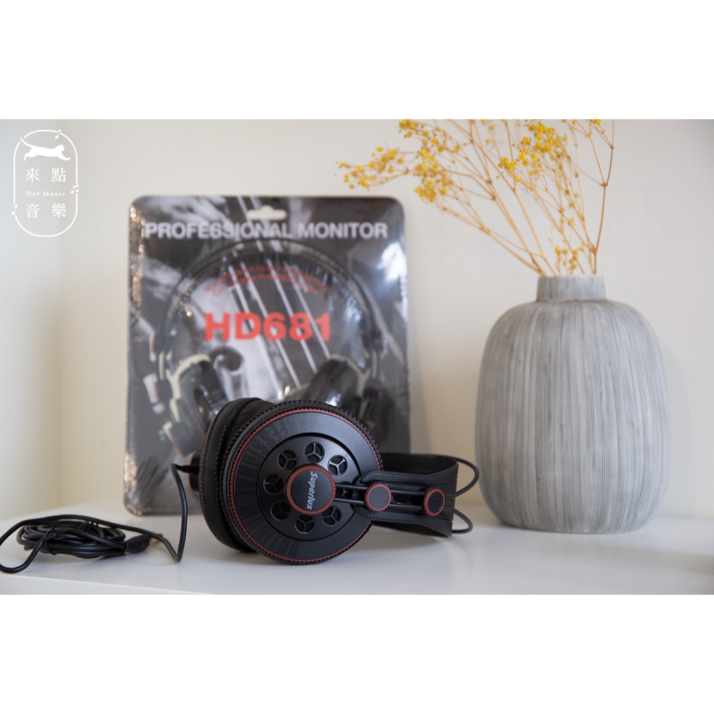 【來點音樂】Superlux HD681 監聽耳機 台灣公司貨 錄音室 耳罩式 耳機 錄音 podcast 現貨