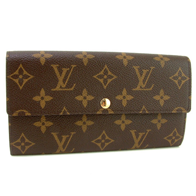 LV M61734 Monogram 熱門經典款二摺發財長夾