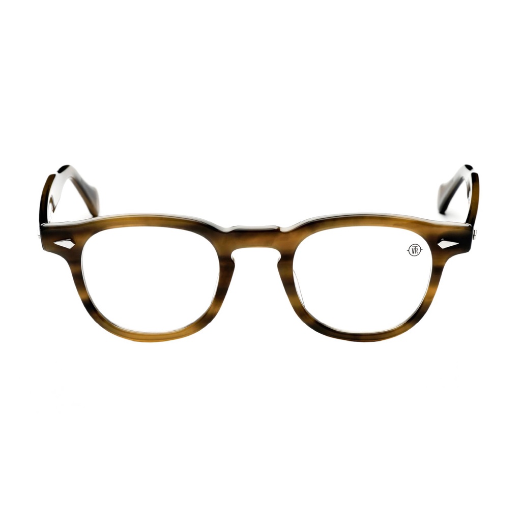 日本手工 美式 TVR 6 Arnel Brown Smoke 光學眼鏡 復古 賽璐珞 不易變形｜金首眼鏡