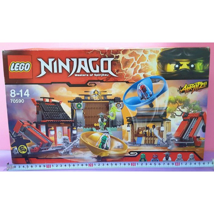 【缺貨中】LEGO 樂高 Ninjago 70590 飛天忍者競技試煉場（需郵寄，盒損）忍者系列 益智積木