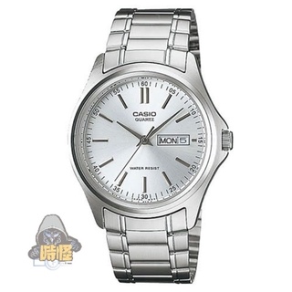 【CASIO】台灣卡西歐公司貨 時尚經典休閒腕錶 生活防水 -白(MTP-1239D-7A)