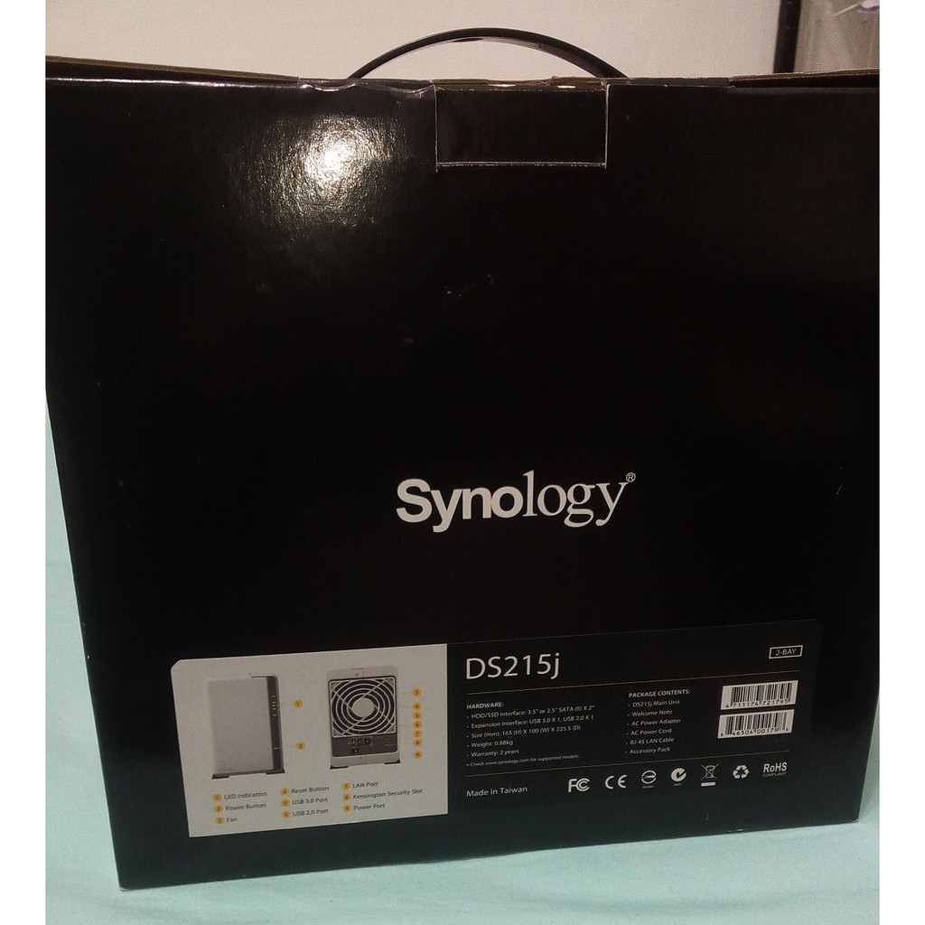 DS 215j NAS Synology 群暉 二手 (不含硬碟)