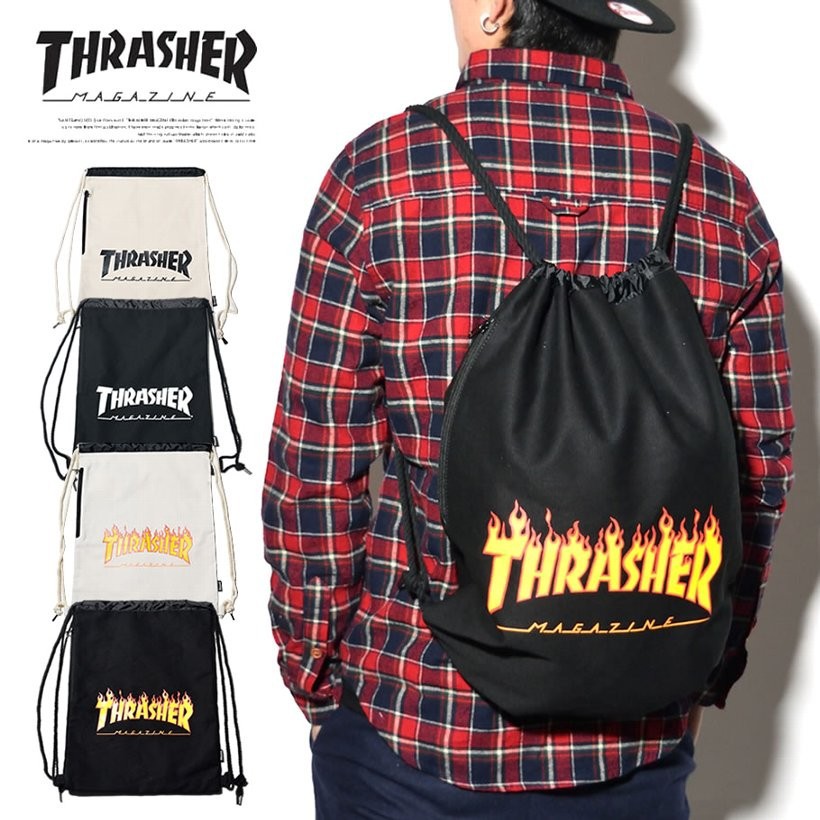 THRASHER BACKPACK CANVAS 後背包 帆布 THC-100 舊金山品牌