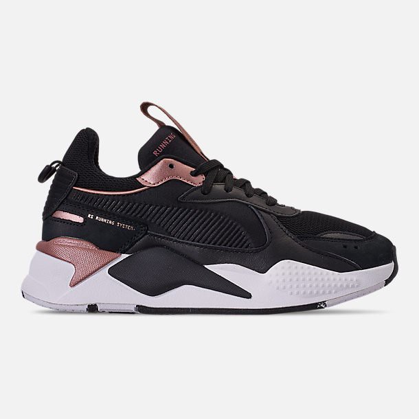 puma rsx trophy black gold