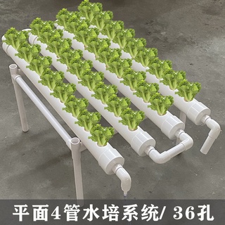 綠活 管耕水耕水架平面式4管36槽 陽臺種菜無土栽培,一起來種菜吧!★水耕架