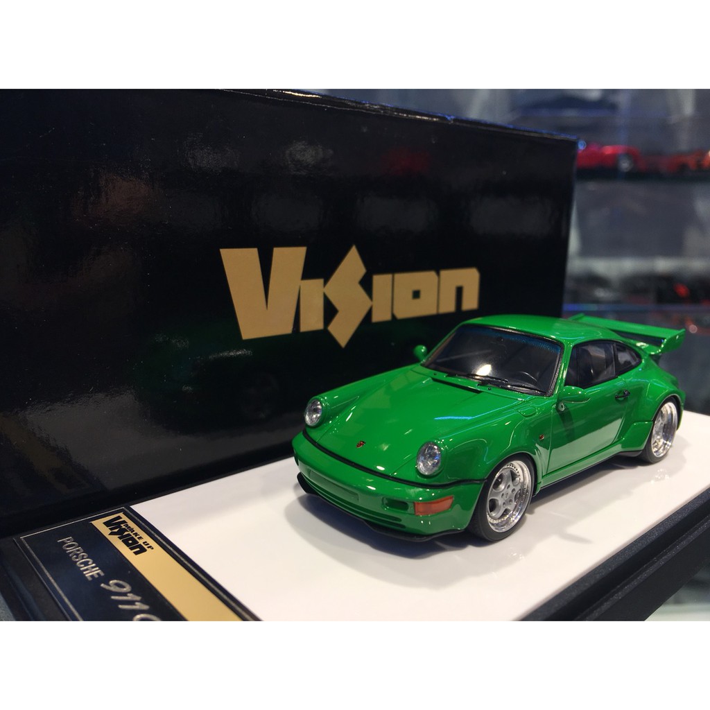 吉華科技@MakeUp VM156D Porsche 911 (964) Carrera RS 3.8 綠色  1/43