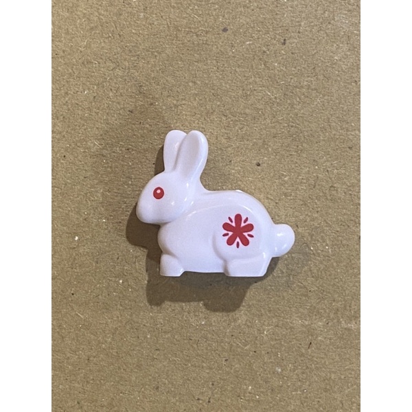 LEGO 樂高 動物 白色 兔子 80107