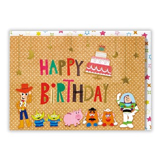 【莫莫日貨】Hallmark 全新 日本進口 正版 迪士尼 玩具總動員 三眼怪 胡迪 立體 生日卡 卡片 81655