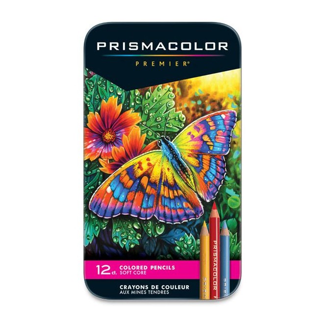 美國PRISMACOLOR 頂級油性色鉛筆12色| 蝦皮購物