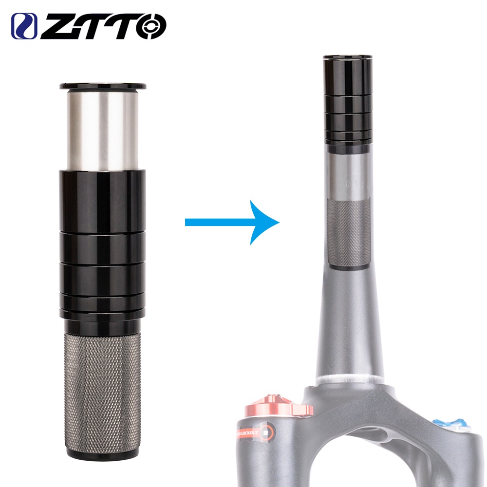 Ztto 自行車叉管延長器車把提升器擴展適配器山地車山路折疊自行車零件
