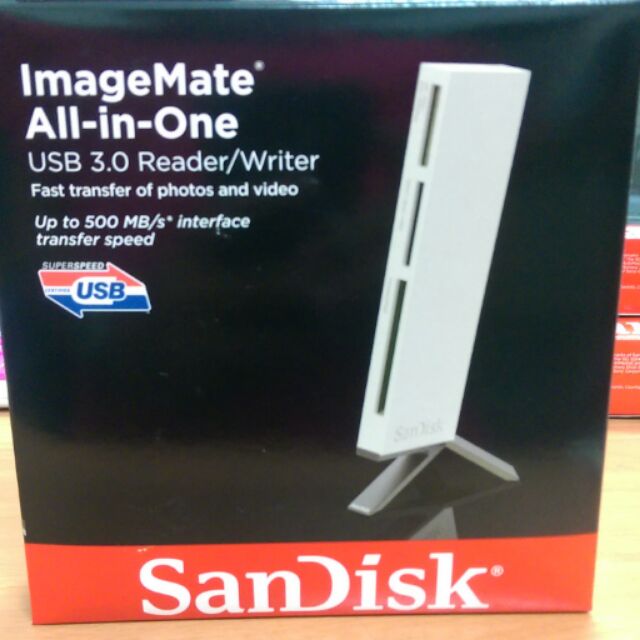 SanDisk ImageMate All-in-One USB 3.0 讀卡機 (公司貨)限時下殺