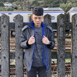 SOFO 兩件式厚外套 防風外套 刷毛背心 厚外套 男生外套 / 防風 蓄熱 保暖 可拆帽 / 深灰