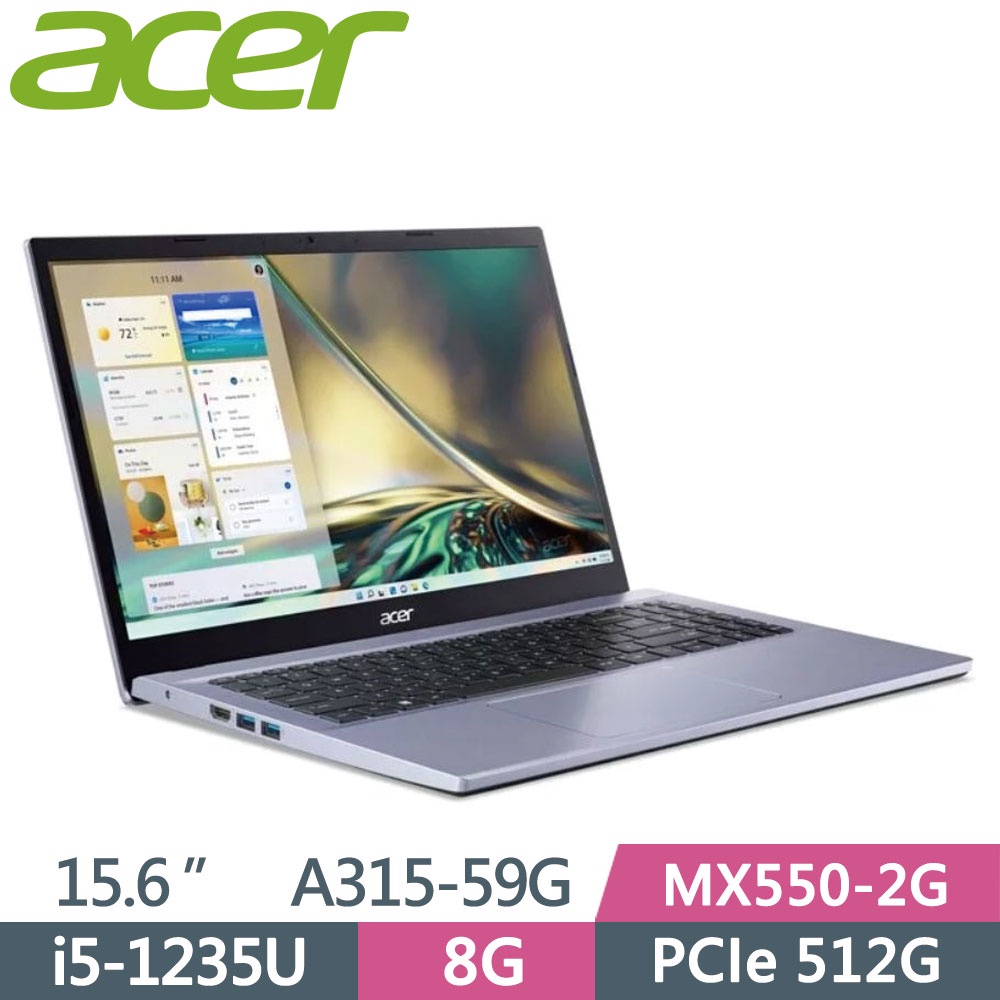 KYLE電腦 ACER A315-59G-52Q0 紫