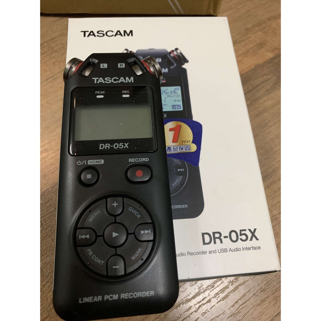 TASCAM DR-05X 電容式錄音筆 少用如新