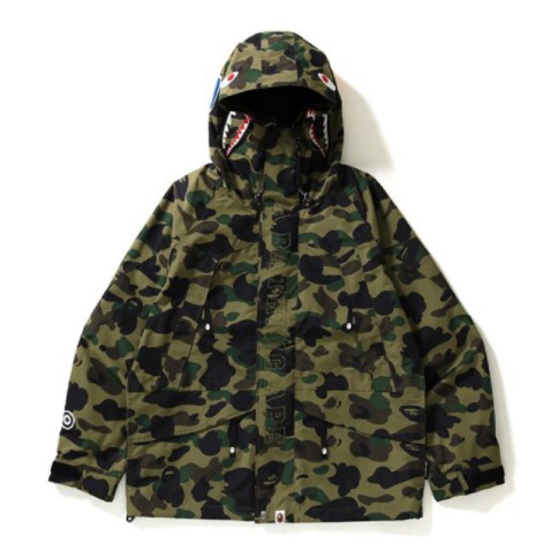 bape 1st camo snowboard jacket