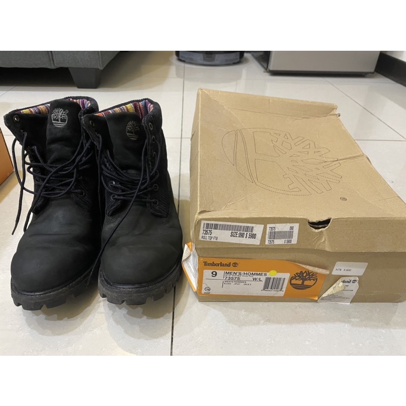 [timberland] 黑靴 UK8.5 JP27cm