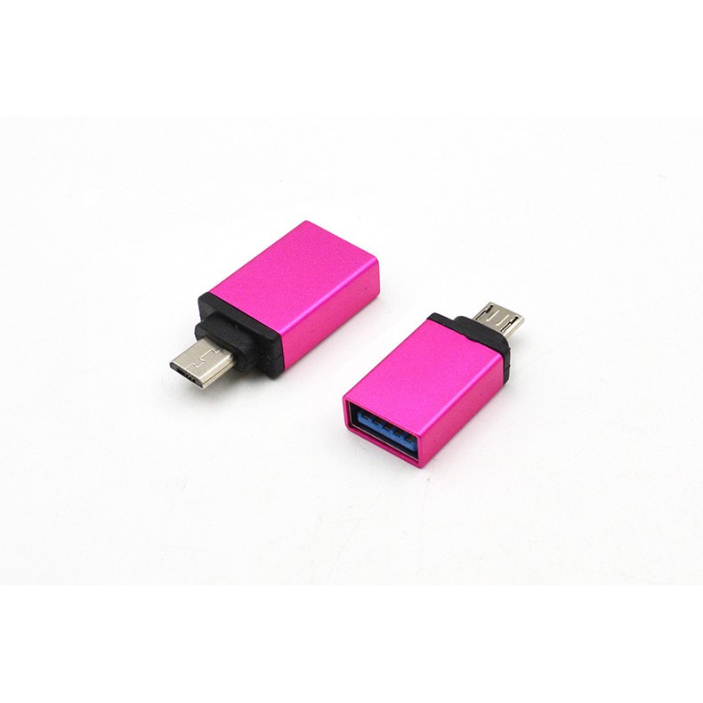 Mirco USB合金OTG轉接頭   Mirco USB轉USB