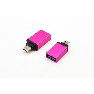 Mirco USB合金OTG轉接頭 Mirco USB轉USB