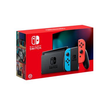 【Nintendo 任天堂】Switch電續加強藍紅主機+《遊戲片:拳擊》全公司貨