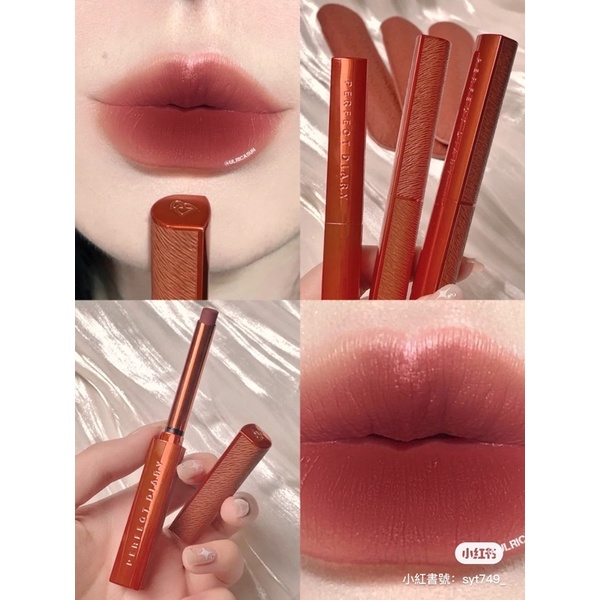Perfect Daily 完美日記小細跟口紅赤狐小細跟玫瑰小細跟 贈皮套 L01 L 16 蝦皮購物