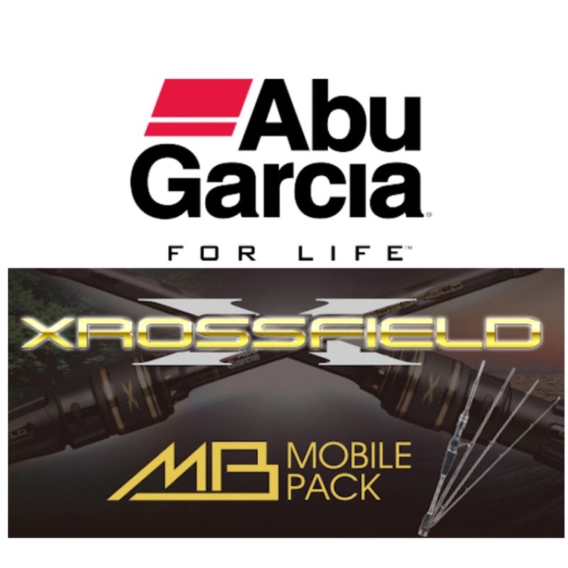 百有Abu Garcia Xrossfield Mobile Pack萬用路亞竿 二節 多節  XRFS直柄/XRFC槍