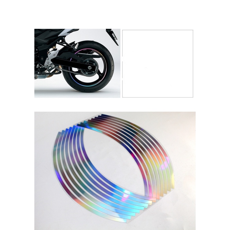 輪框反光貼 機車輪框貼紙 輪框貼紙 gogoro  反光輪框貼紙 汽車輪框貼紙 10寸 12寸 14寸 18寸輪圈貼